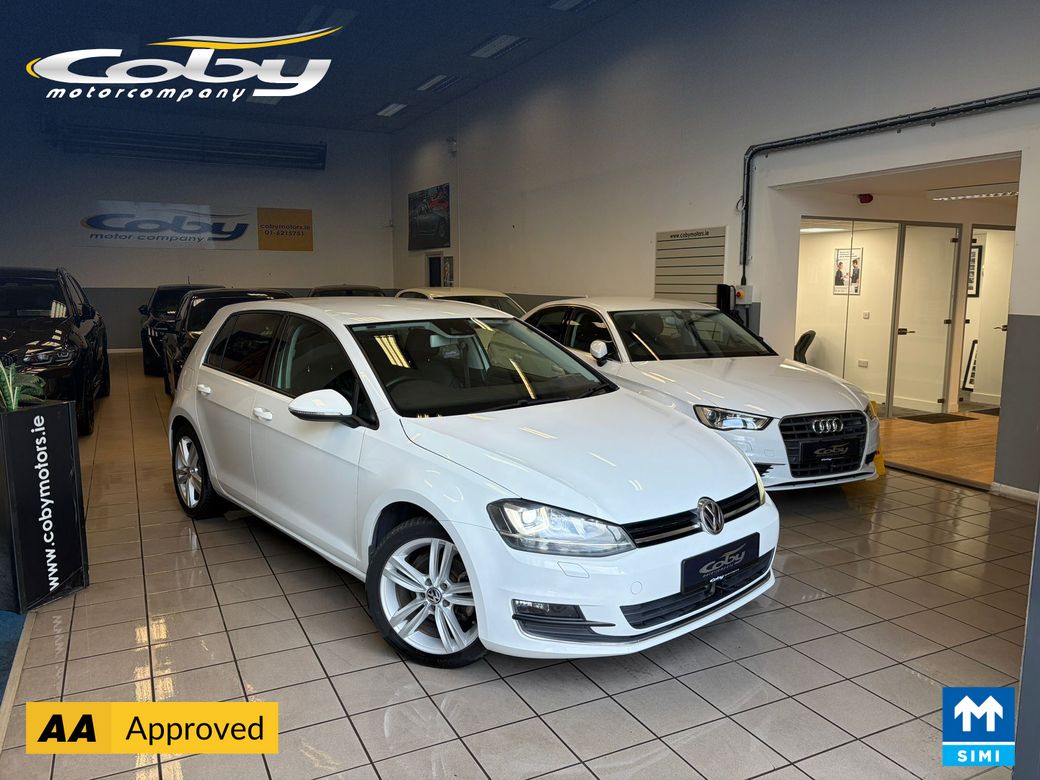 Image for 2013 Volkswagen Golf 1.4 5DR AUTO Highline. New NCT done before collection. Full Leather, Reverse Cam, Cruise Control, Heated Seats, Dual Climate, MFSW, Paddle Shift, Bluetooth and more.