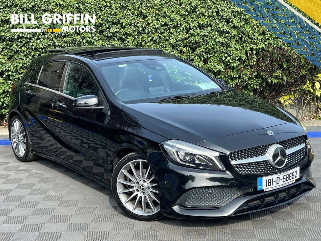 Image for 2018 Mercedes-Benz A Class A180 AMG-LINE 1.6 // OPENING PANORAMIC SUNROOF // HEATED AMG-LINE SEATS // ADAPTIVE CRUISE CONTROL