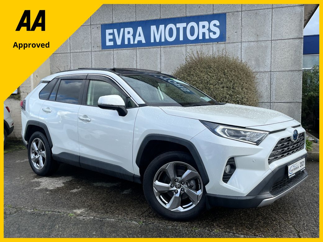 Image for 2021 Toyota Rav4 G 4WD AUTOMATIC HYBRID 2.5 PETROL //HIGH SPEC//PANORAMIC GLASS ROOF//FULL LEATHER HEATED SEATS AND STEERING WHEEL//REVERSE CAMERA//KEYLESS ENTRY//