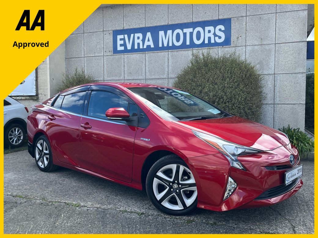 Image for 2018 Toyota Prius TOURING SELECTION AUTOMATIC HYBRID 1.8 PETROL //HIGH SPEC//FULL LEATHER HEATED SEATS//HEAD UP DISPLAY//ADAPTIVE CRUISE CONTROL//REVERSE CAMERA//