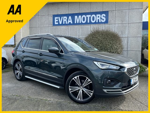Image for 2020 SEAT Tarraco 7 SEATER XCELLENCE 2.0 DIESEL 150BHP //HIGH SPEC//FULL LEATHER SEATS//HEATED SEATS//KEYLESS ENTRY//SAT NAV//REVERSE CAMERA//