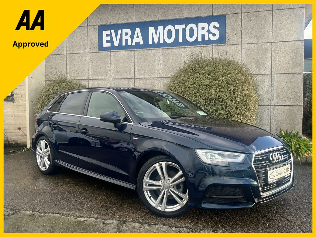 Image for 2018 Audi A3 HATCHBACK S-LINE AUTOMATIC 1.4 PETROL //HIGH SPEC//HALF LEATHER HEATED SEATS//ADAPTIVE CRUISE CONTROL//REVERSE CAMERA//