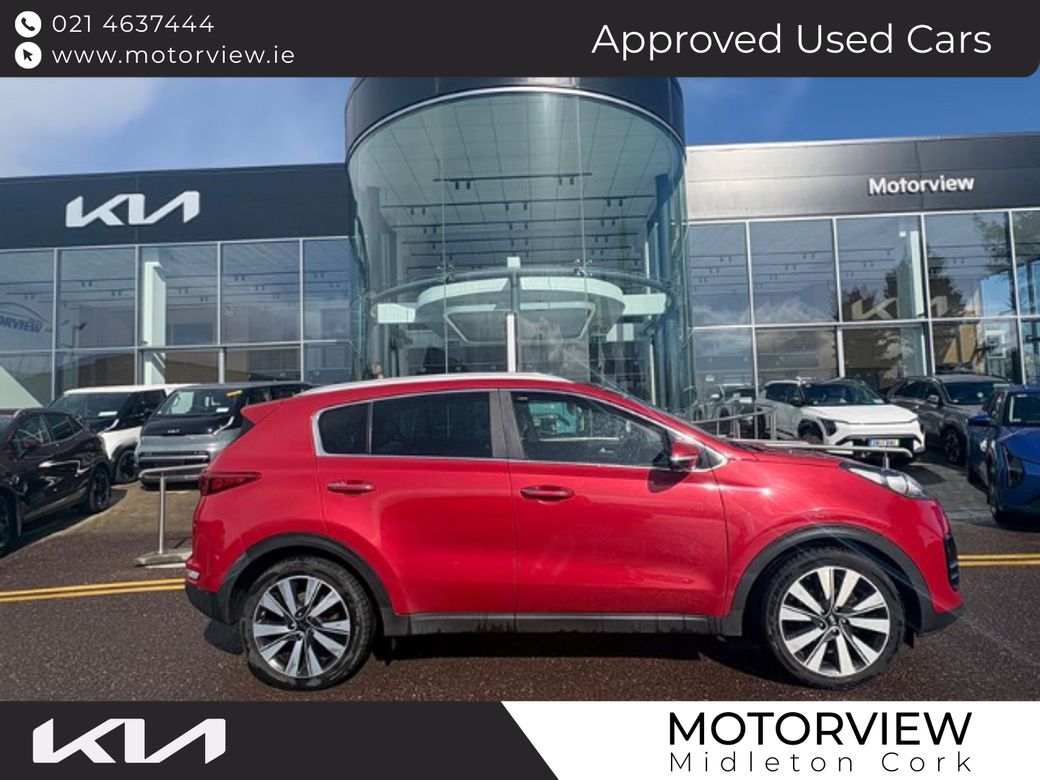 Image for 2018 Kia Sportage GSE 1.7D HUGH SPEC! LEATHER SAT NAV PAN ROOF HEATED SEATS CAMERA, Bluetooth, Multi-Function Steering Wheel, Daytime Running Lights