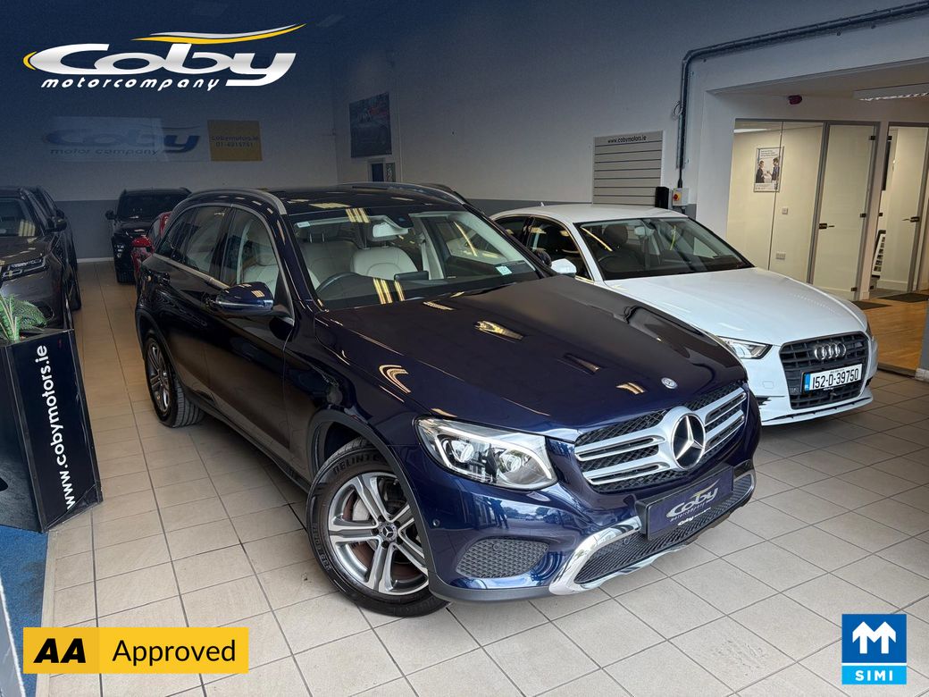 Image for 2017 Mercedes-Benz GLC Class 220 D 4matic 5DR Auto. NCT, Irish Radio, 2Keys, Full Leather, Full Electrics, Dual Climate Control, Heated Seats, Cruise Control, Parking Sensors, Paddle Shift, Handsfree, & more.