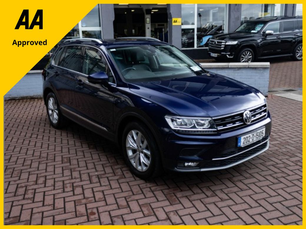Image for 2020 Volkswagen Tiguan 2.0 TDI HIGHLINE 150BHP 5DR ESTATE // LEATHER // MINT CONDITION WITH ONLY 135, 000 KMS // BUY WITH CONFIDENCE AA AND SIMI APPROVED DEALER 2025 // FINANCE ARRANGED // ALL TRADE INS WELCOM