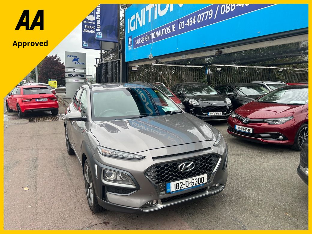 Image for 2018 Hyundai Kona 1.0 PETROL, PREMIUM MODEL, LOW MILEAGE, FINANCE, NEW NCT, WARRANTY, 5 STAR REVIEWS