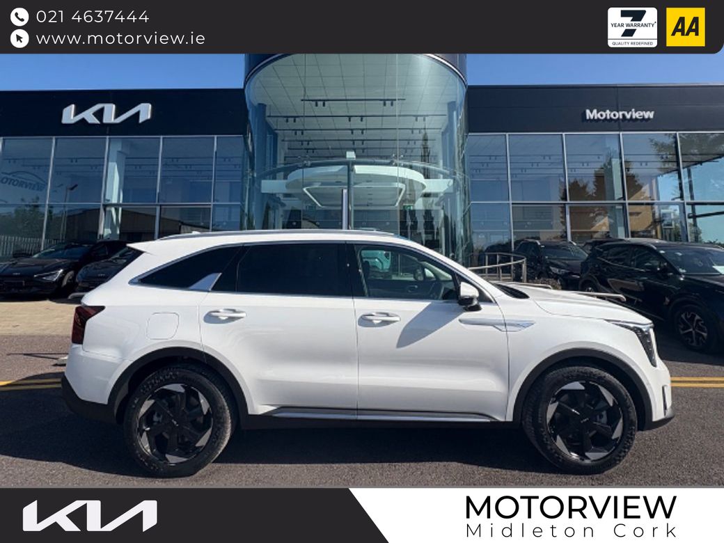 Image for 2026 Kia Sorento ORDER NOW YOUR NEW SORENTO FOR 2026 Phev Plug In Hybrid, **Finance From 3.9% 7 Years Warranty, 3 Years AA Membership, 7 Seater, Automatic, Side Steps, A/C, Glass Roof, Privacy Glass, Heated Seats, 4X4