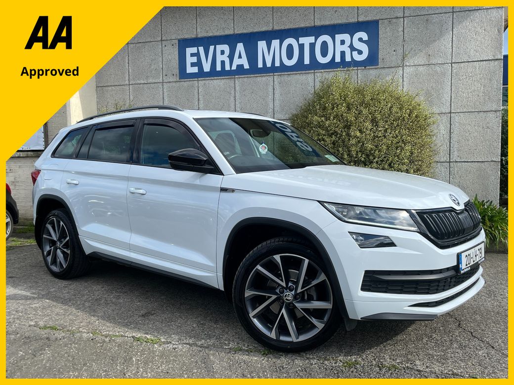 Image for 2020 Skoda Kodiaq AUTOMATIC 7 SEATER SPORTLINE 2.0 DIESEL //PANORAMIC GLASS ROOF//HALF LEATHER HEATED SEATS//
