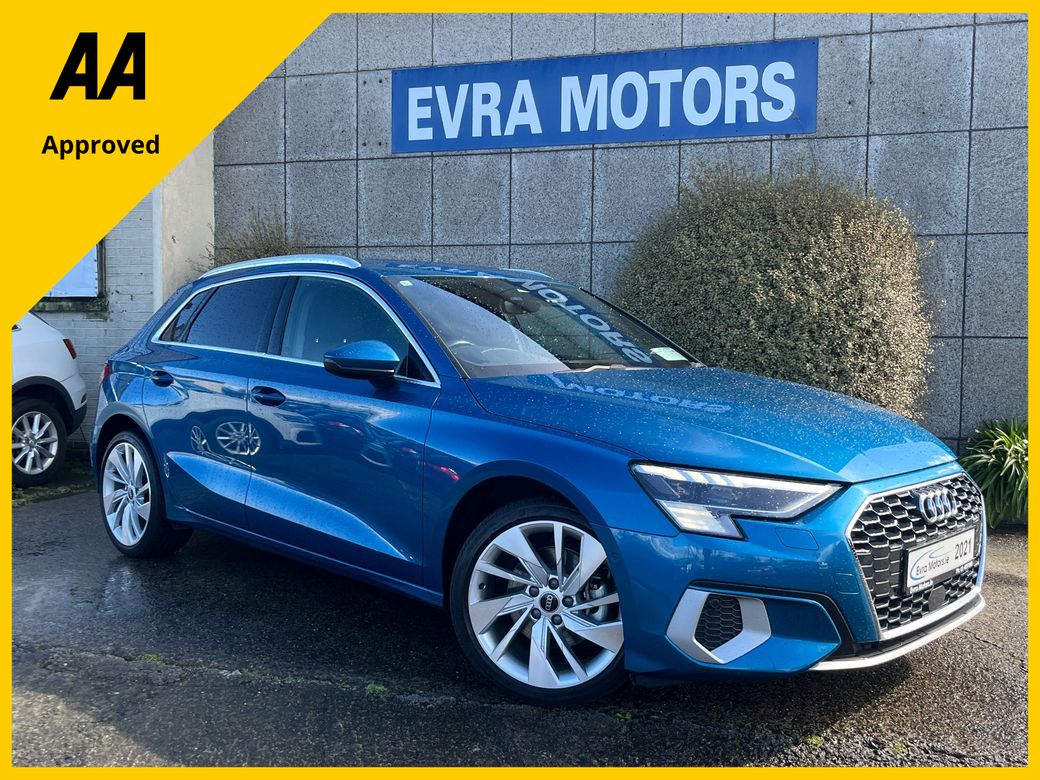 Image for 2021 Audi A3 SPORTBACK FIRST EDITION AUTOMATIC 1.0 PETROL //HIGH SPEC//HEATED ELECTRIC SEATS//ADAPTIVE CRUISE CONTROL//KEYLESS ENTRY//REVERSE CAMERA//