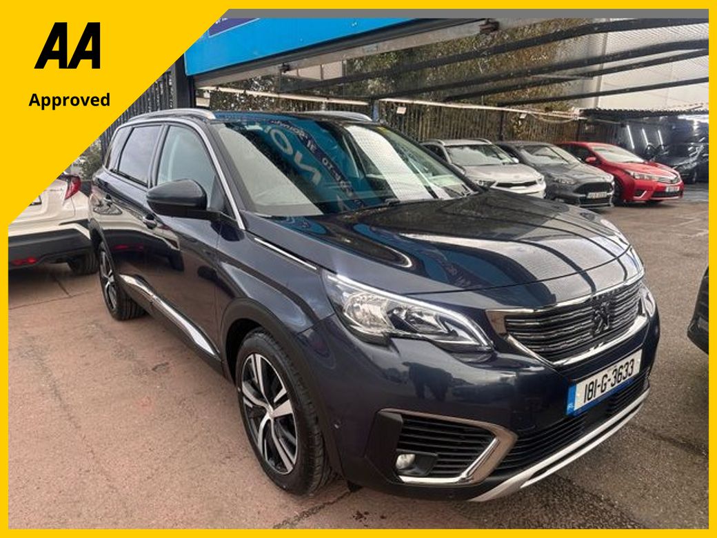 Image for 2018 Peugeot 5008 1.6 HDI, ALLURE MODEL, LOW MILEAGE, NEW NCT, FINANCE, WARRANTY, 5 STAR REVIEWS