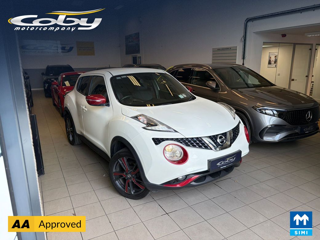 Image for 2018 Nissan Juke 1.6 SV Premium CVT RED EX 4DR. New NCT Done Before Collection, Alloy Wheels, 2Keys, MFSW, Air Conditioning, Cruise Control, BT, Folding Rear Seats, & more.