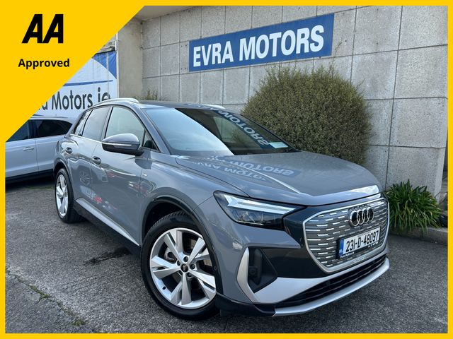 Image for 2023 Audi Q4 e-tron 40 E-Tron S-LINE 204PS 5DR **BIGGER RANGE** SAT NAV** REVERSE CAMERA** MEDIA PLAY** ELECTRIC BOOT** HEATED SEATS**