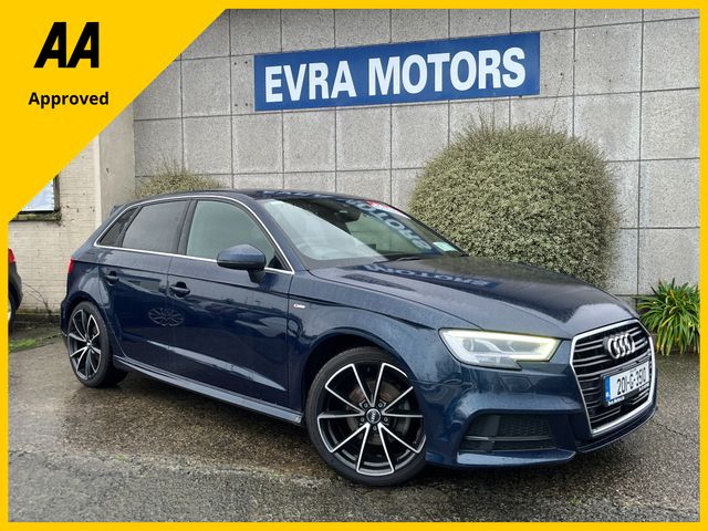 Image for 2020 Audi A3 S-LINE AUTOMATIC 1.4 PETROL //HIGH SPEC//HALF LEATHER HEATED SEATS//REVERSE CAMERA//KEYLESS ENTRY//ADAPTIVE CRUISE CONTROL//