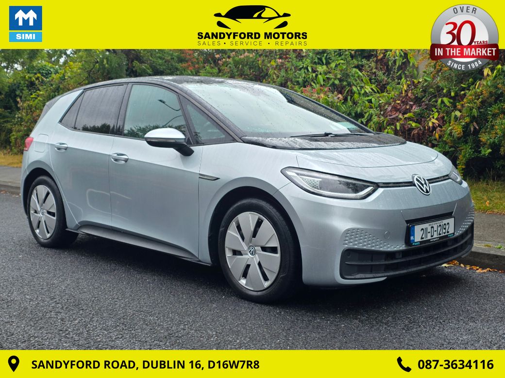 Image for 2021 Volkswagen ID.3 PRO 150 KW Business 58KWH 5DR Auto