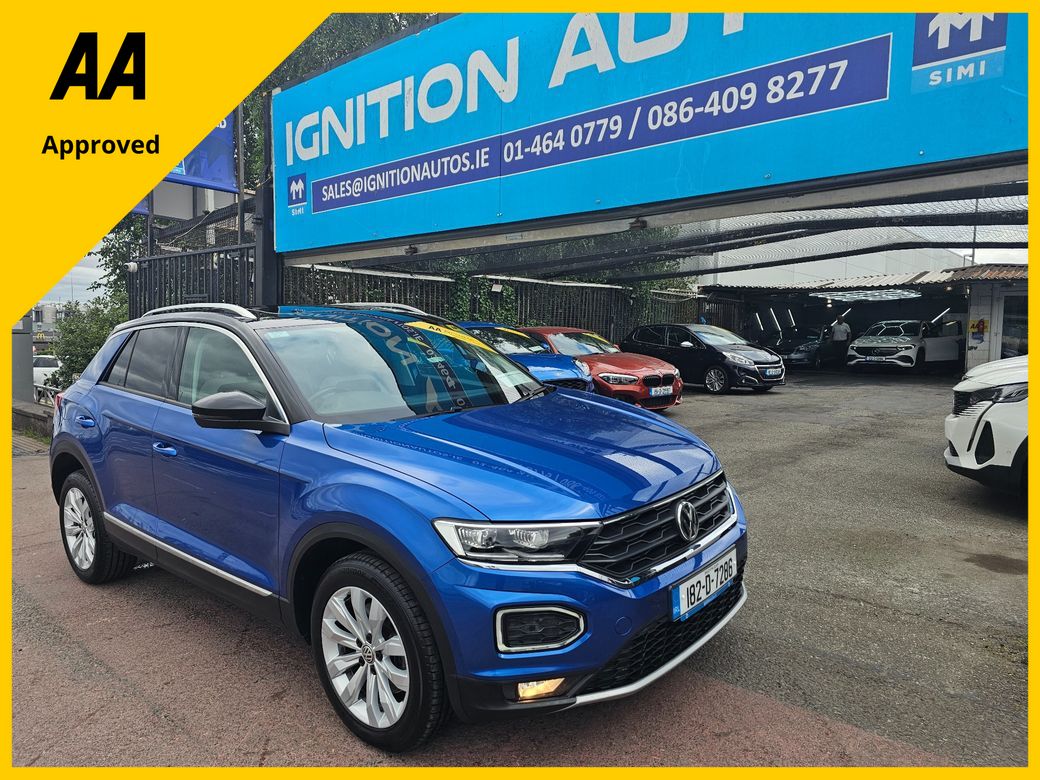 Image for 2018 Volkswagen T-Roc 1.5 TSI, SPORT MODEL, LOW MILEAGE, GREAT COLOUR, NEW NCT, FINANCE, WARRANTY, 5 STAR REVIEWS