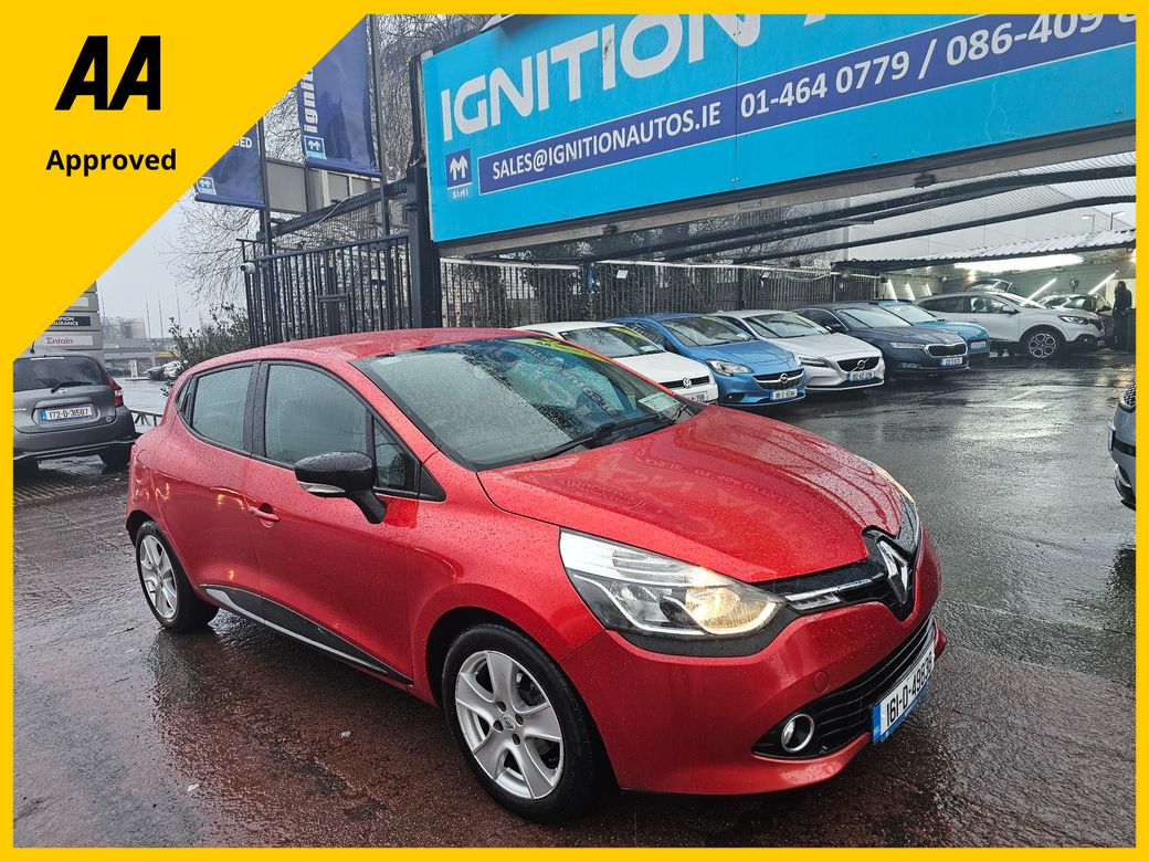 Image for 2016 Renault Clio 1.2 PETROL DYNAMIQUE, SERVICE, NCT, AA APPROVED, WARRANTY, 5 STAR REVIEWS. 