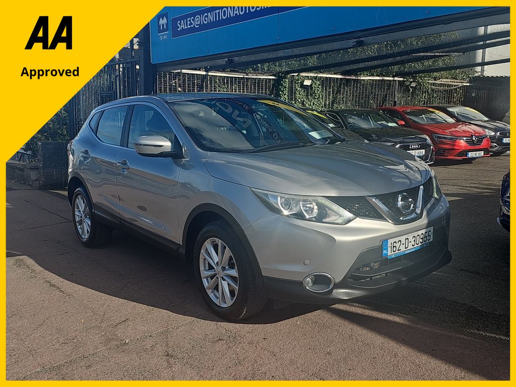 Image for 2016 Nissan Qashqai 1.2 PETROL, ACENTA SMART MODEL, LOW MILEAGE, NEW NCT, FINANCE, WARRANTY, 5 STAR REVIEWS