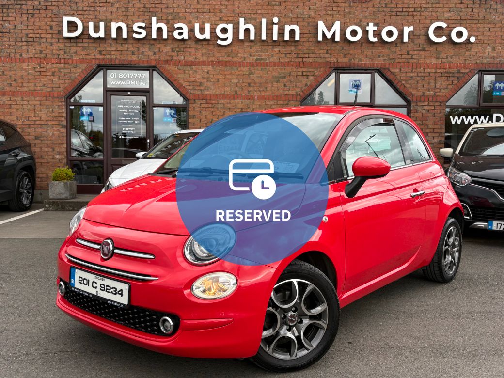 Image for 2020 Fiat 500 1.2 Lounge 69BHP 3DR *Low Mileage*