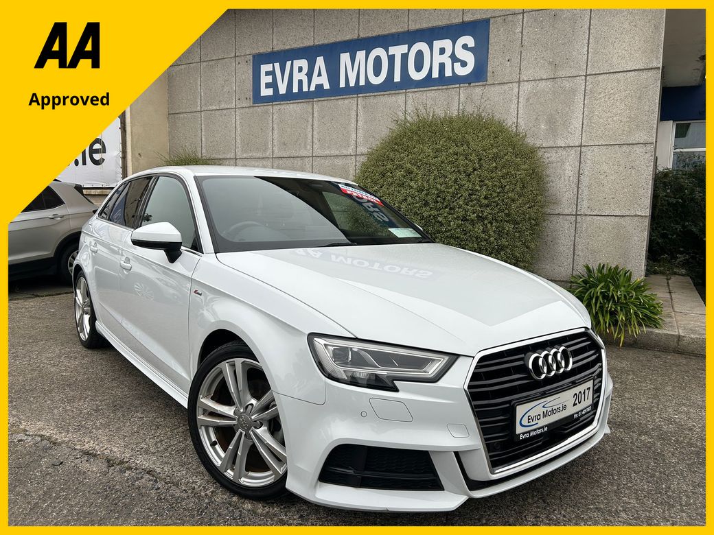 Image for 2017 Audi A3 HATCHBACK S-LINE AUTOMATIC 1.4 PETROL //WINTER SALE €2000 REDUCTION//HIGH SPEC//ELECTRIC DRIVERS SEAT//HEATED SEATS//KEYLESS ENTRY//ADAPTIVE CRUISE CONTROL// 