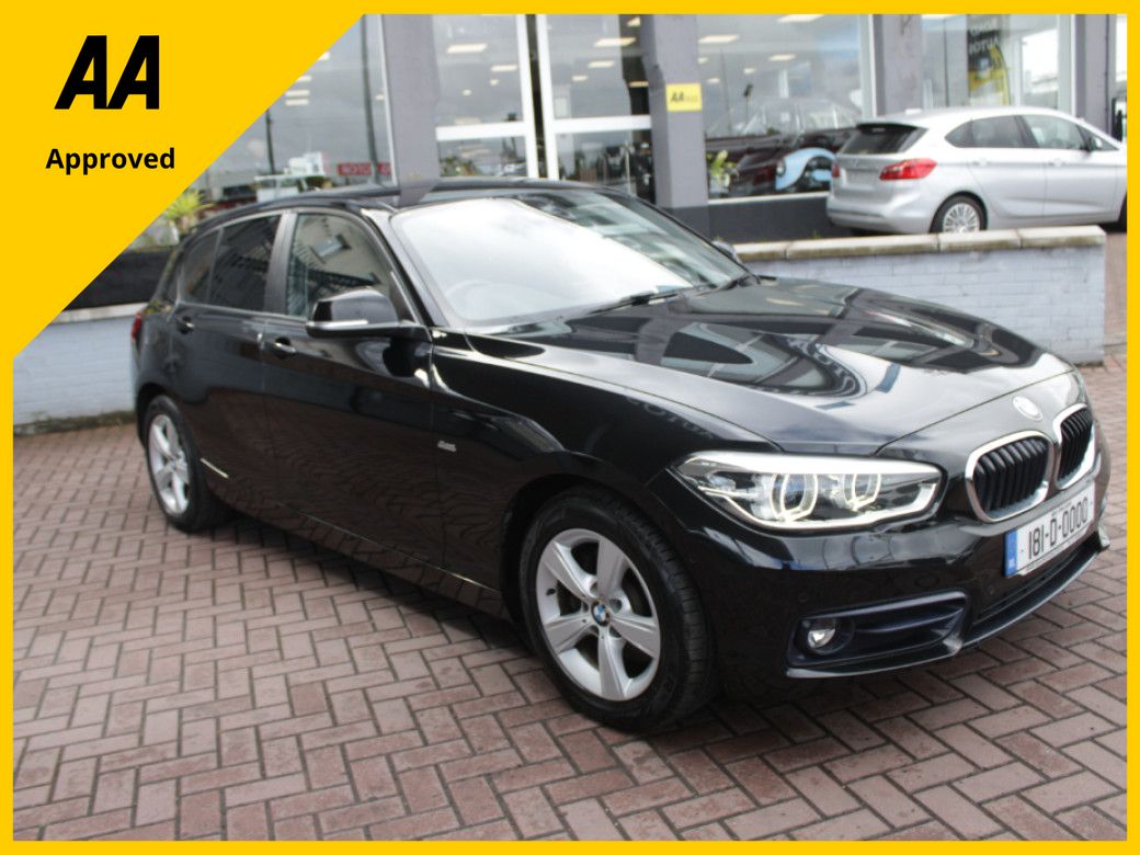 Image for 2018 BMW 1 Series 118D SPORT EDITION 5DR HATCHBACK AUTO // STUNNING CAR FINISHED IN DIAMOND BLACK // BUY WITH CONFIDENCE AA AND SIMI APPROVED DEALER 2026 // FINANCE ARRANGED // ALL TRADE INS WELCOME //