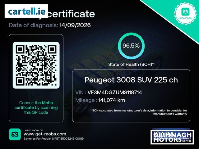 Image for 2021 Peugeot 3008 GT Premium Phev 5DR A