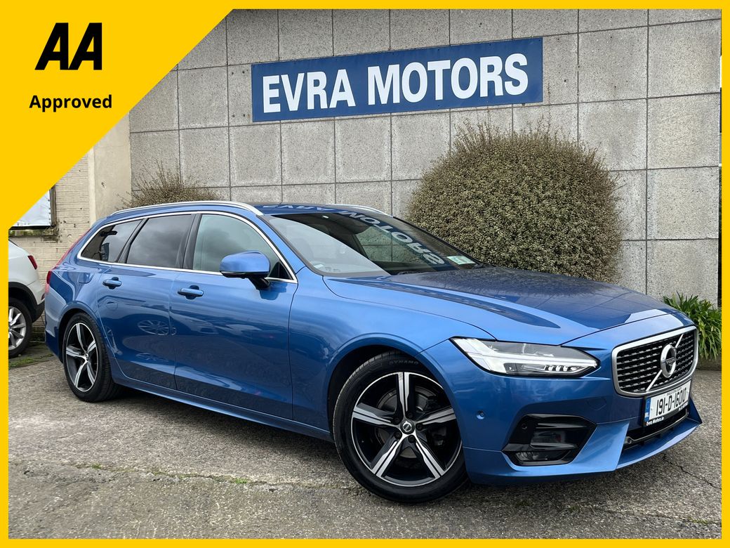 Image for 2019 Volvo V90 R-DESIGN D4 AUTOMATIC 2.0 DIESEL //HIGH SPEC//PANORAMIC GLASS ROOF//HARMAN KARDON SOUND//360 PARKING CAMERAS//ADAPTIVE CRUISE CONTROL//