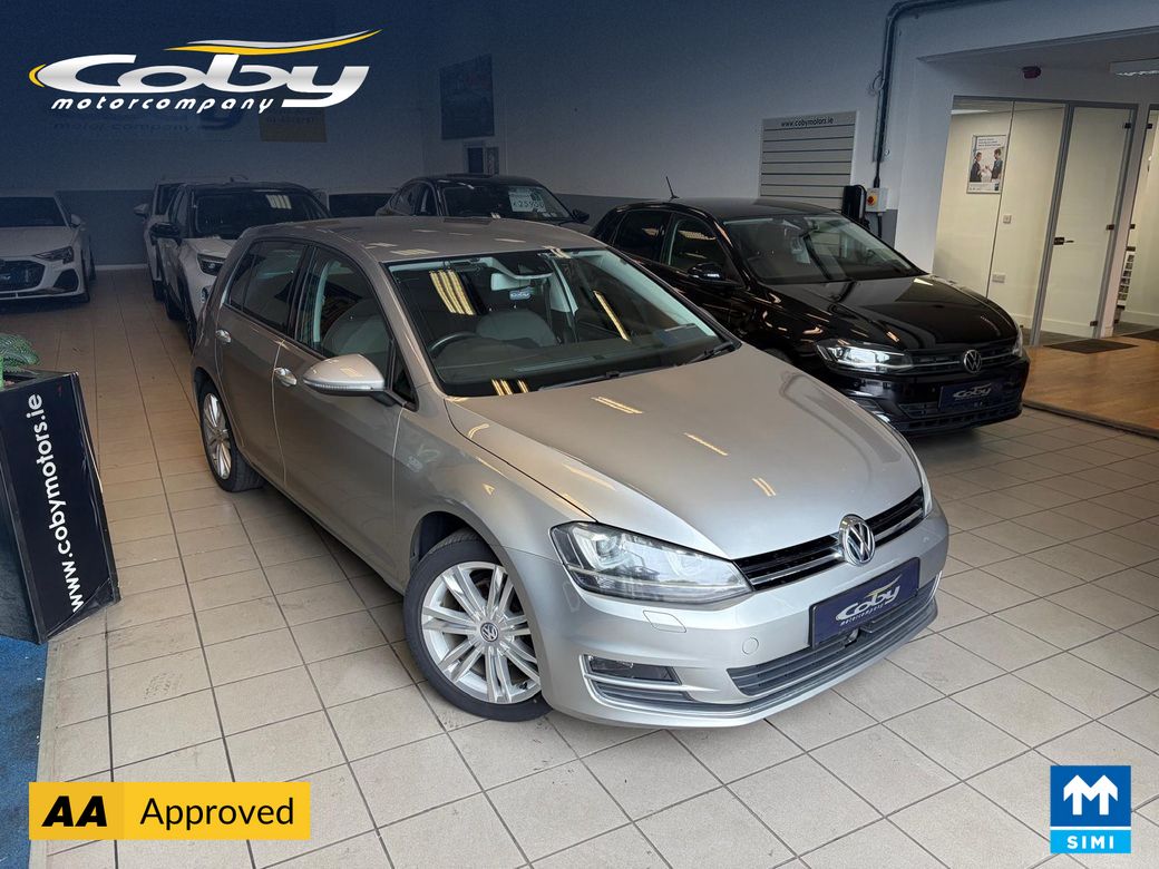 Image for 2013 Volkswagen Golf 1.4 5DR AUTO Highline. New NCT done before collection. Full Leather, Heated Seats, Touchscreen, Reverse Cam, Cruise Control, Dual Climate, MFSW, Sat Nav, Paddle Shift, Bluetooth and more.