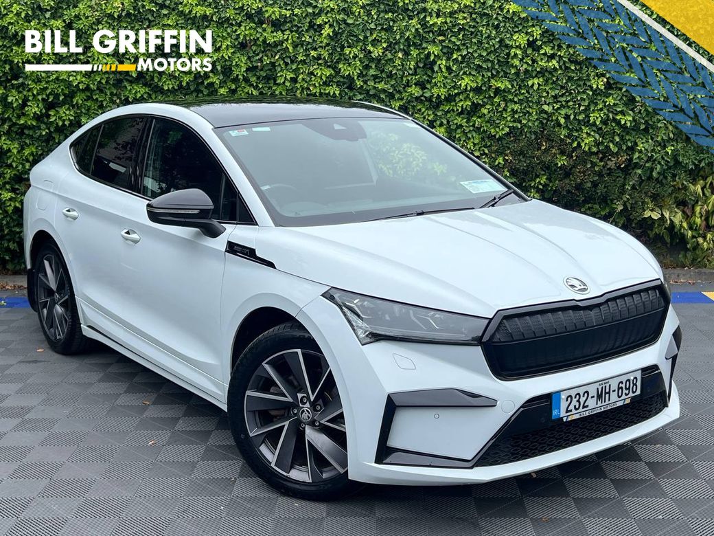 Image for 2023 Skoda Enyaq 60 IV SPORTLINE ** BIG SPEC ** // PANORAMIC SUNROOF // LEATHER/ALCANTARA HEATED SEATS // 20" DIAMOND CUT ALLOYS