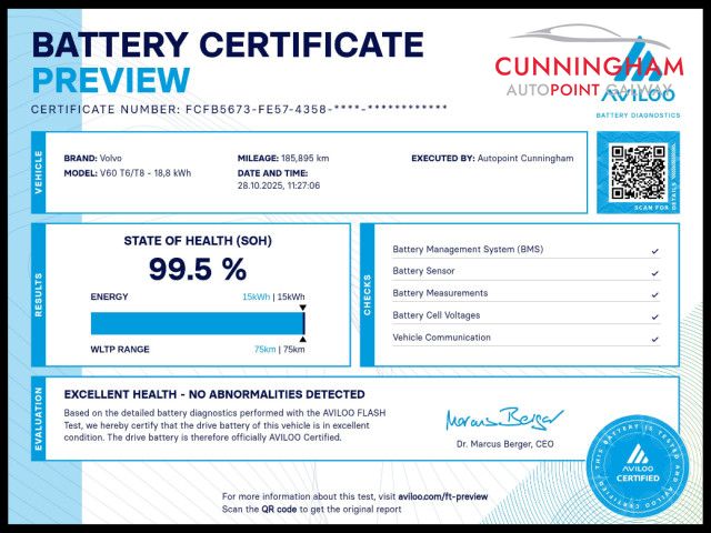 Image for 2022 Volvo V60 T6 ULTIMATE AWD PHEV 