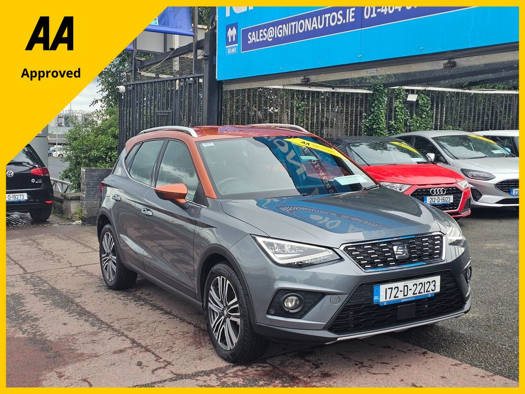 Image for 2017 SEAT Arona 1.0TSI, FULL SERVICE HISTORY, XCELLENCE MODEL, NCT, 2 KEYS, AA APPROVED, FINACE, WARRANTY, 5 STAR REVIEWS. 