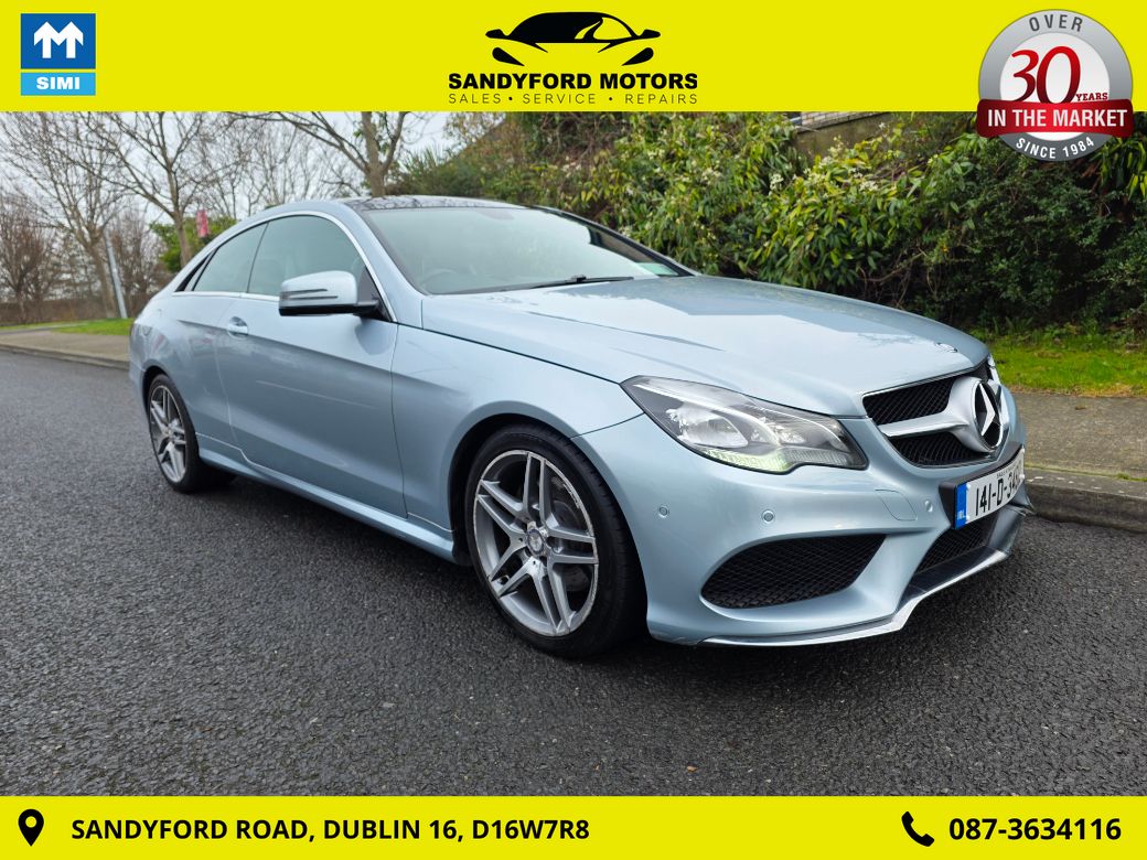 Image for 2014 Mercedes-Benz E Class E220 CDI AMG Sport 2DR Auto