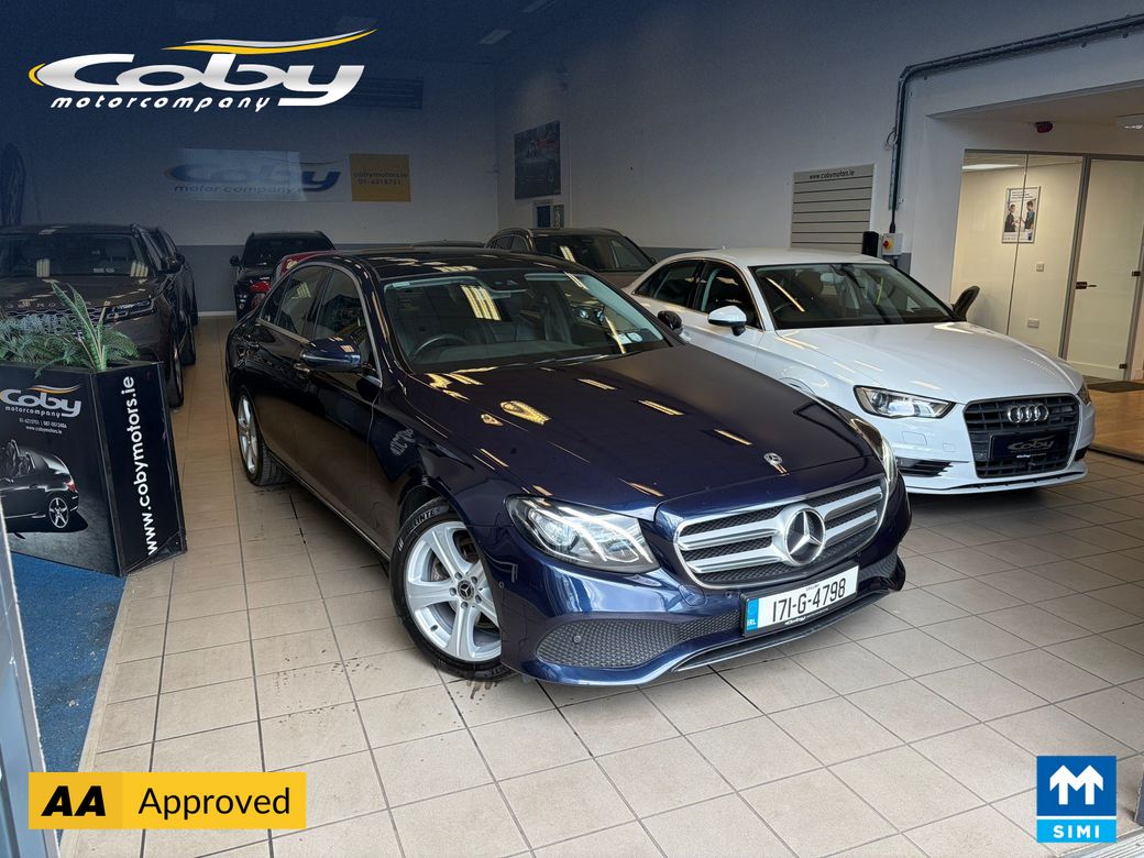 Image for 2017 Mercedes-Benz E Class E220 D SE Premium 4DR Auto NCT & Tax, Full Leather, Newly Refurbed Alloys, Pan Roof, Full Electrics, Sat Nav, Dual Climate Control, Heated Seats, Cruise Control, Revers Cam, Parking Sensors, & more