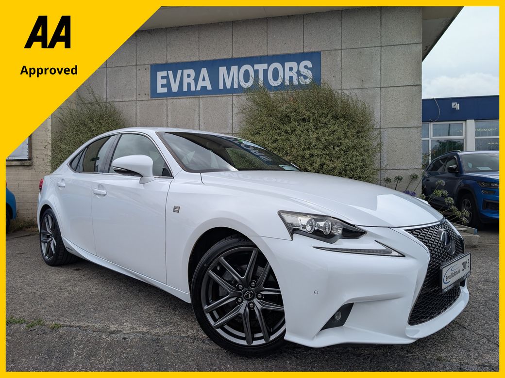 Image for 2015 Lexus IS 300h F-SPORT AUTOMATIC HYBRID 2.5 PETROL //HIGH SPEC//HALF RED LEATHER ELECTRIC HEATED SEATS//REVERSE CAMERA//KEYLESS ENTRY//ADAPTIVE CRUISE CONTROL// 