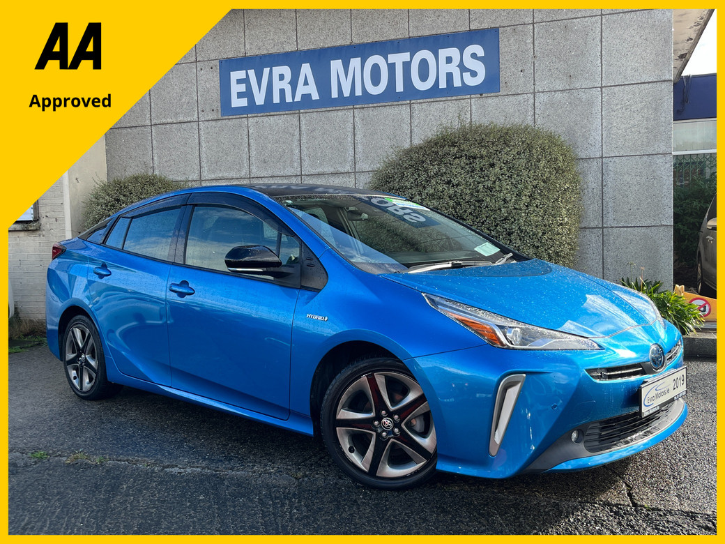 Image for 2019 Toyota Prius TOURING S AUTOMATIC HYBRID 1.8 PETROL //LOW MILES//HIGH SPEC//FULL LEATHER HEATED SEATS//ADAPTIVE CRUISE CONTROL//KEYLESS ENTRY//REVERSE CAMERA//