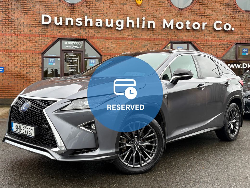 Image for 2018 Lexus RX 450H 3.5 CVT F Sport 4X4 (313PS) 5DR AUTO