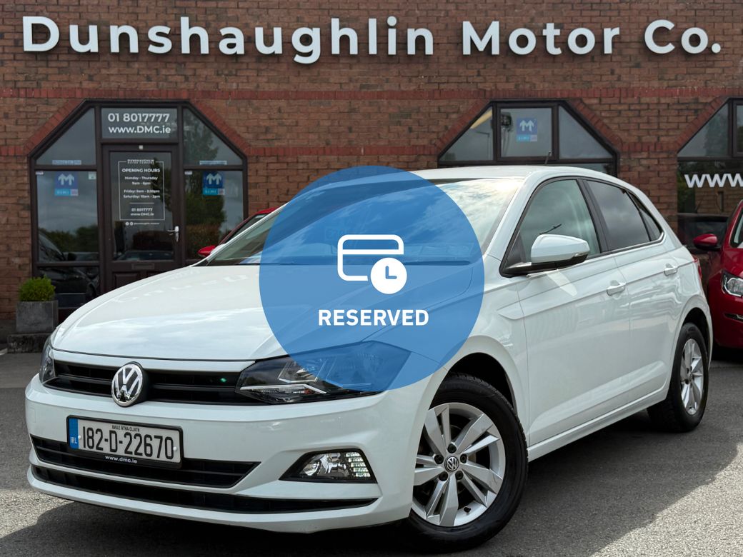 Image for 2018 Volkswagen Polo T-LINE 1.0 M5F 65HP 5DR *IRISH CAR*