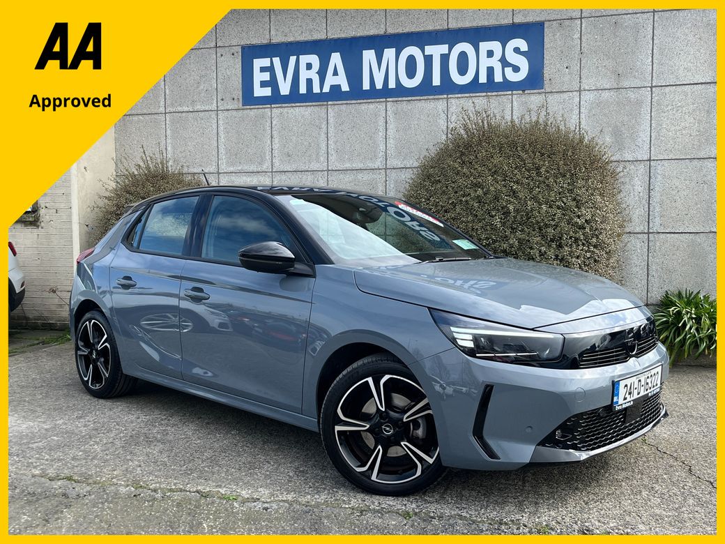 Image for 2024 Opel Corsa GS AUTOMATIC 1.2 PETROL //LOW MILES//REVERSE CAMERA//HEATED SEATS AND STEERING WHEEL//BLIND SPOT WARNING//