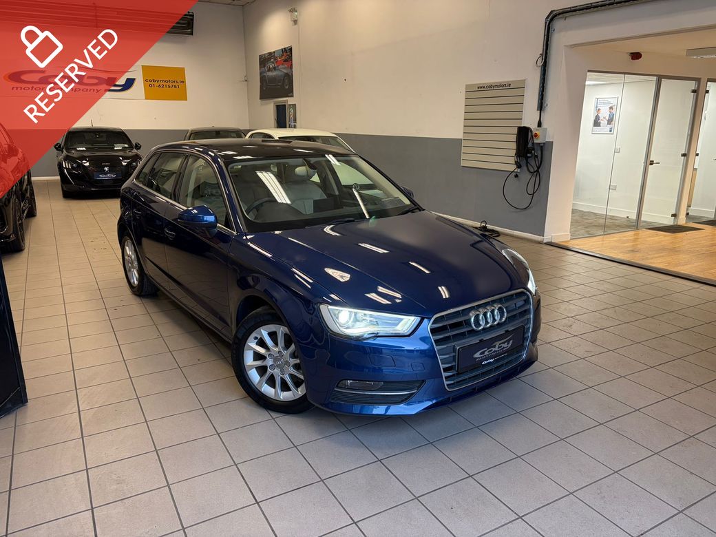 Image for 2014 Audi A3 1.4 Auto TFSI Hatchback. New NCT done before collection, Full Leather, Heated Seats, Panoramic Roof, Dual Climate Control, Reverse Camera, Parking Sensors, Full Electrics, Handsfree, and more.