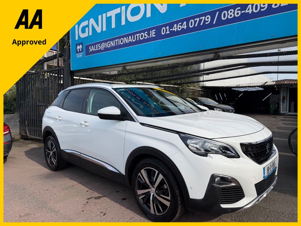 Image for 2018 Peugeot 3008 1.2 PETROL, ALLURE MODEL, LOW MILEAGE, NEW WET BELT, FULL HISTORY, FINANCE, WARRANTY, 5 STAR REVIEWS