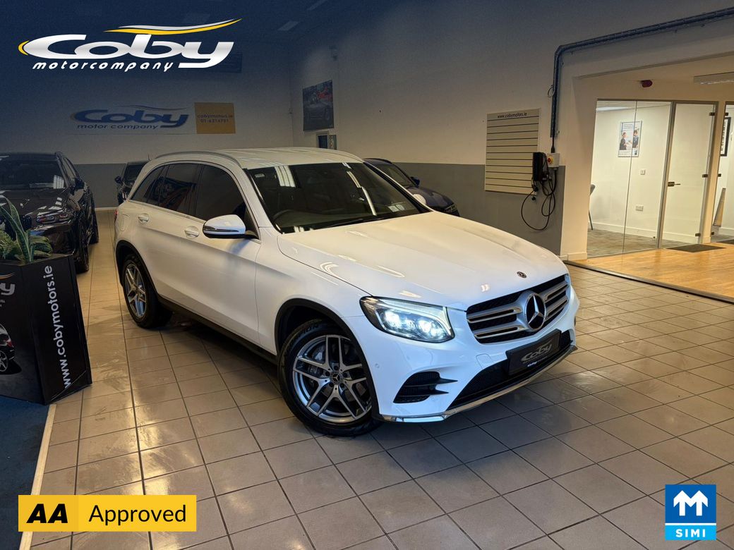 Image for 2018 Mercedes-Benz GLC Class 220 4matic AMG Line 5DR AUTO. NCT, Alloy Wheels, Full Leather, Full Electrics, Hands Free, 2 Keys, Dual Climate Control, Cruise Control, Reverse Camera, and more.