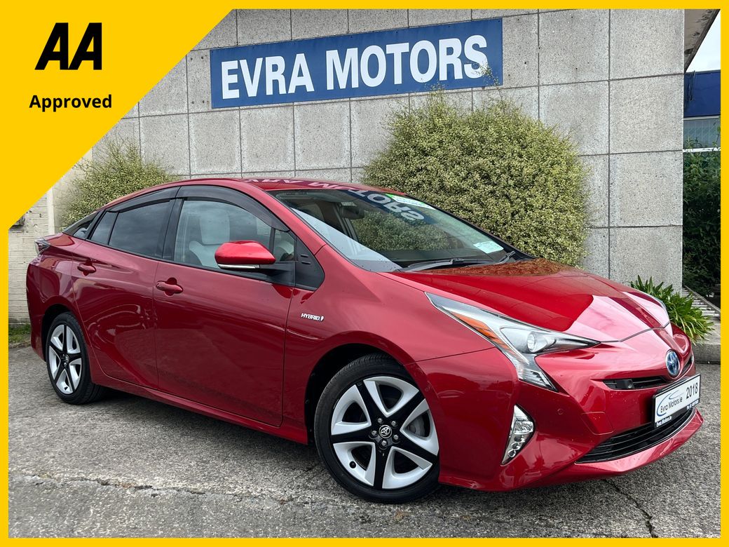 Image for 2018 Toyota Prius PREMIUM TOURING AUTOMATIC HYBRID 1.8 PETROL //ONLY 5964 MILES//HIGH SPEC//FULL LEATHER HEATED SEATS//HEAD UP DISPLAY//ADAPTIVE CRUISE CONTROL//KEYLESS ENTRY//REVERSE CAMERA//