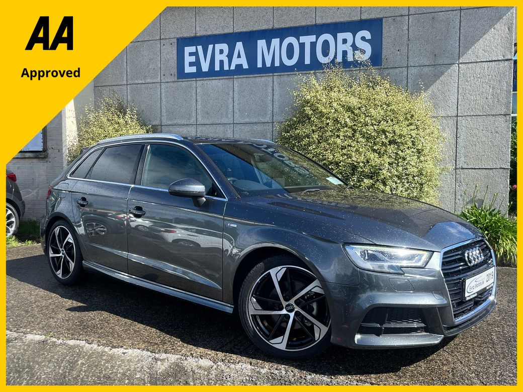 Image for 2019 Audi A3 SPORTBACK S-LINE AUTOMATIC 1.4 PETROL //HIGH SPEC//LOW MILES//HALF LEATHER HEATED SEATS//REVERSE CAMERA//KEYLESS ENTRY//ADAPTIVE CRUISE CONTROL//