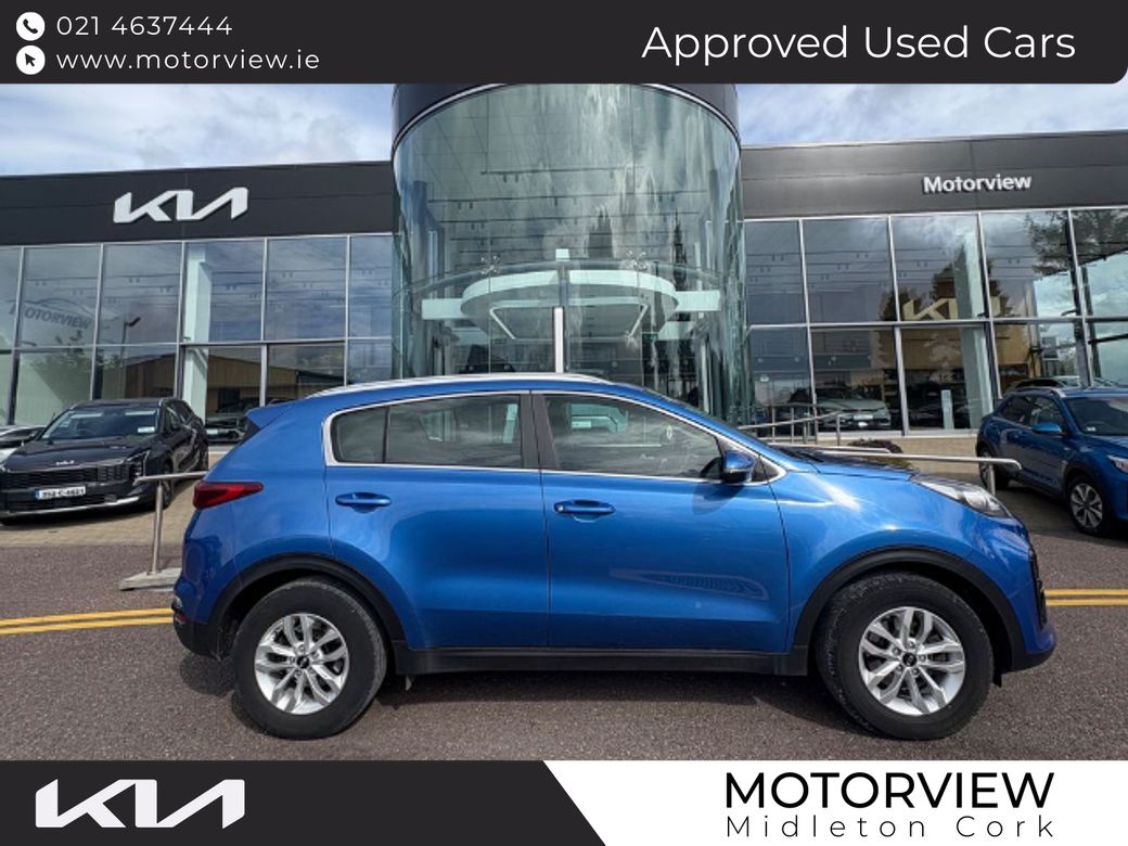 Image for 2020 Kia Sportage Premium spec 1.6d, 1 YEAR WARRANTY, Air Conditioning, Bluetooth, Touch Screen Infotainment System, Rear Parking Sensors, Alloy Wheels