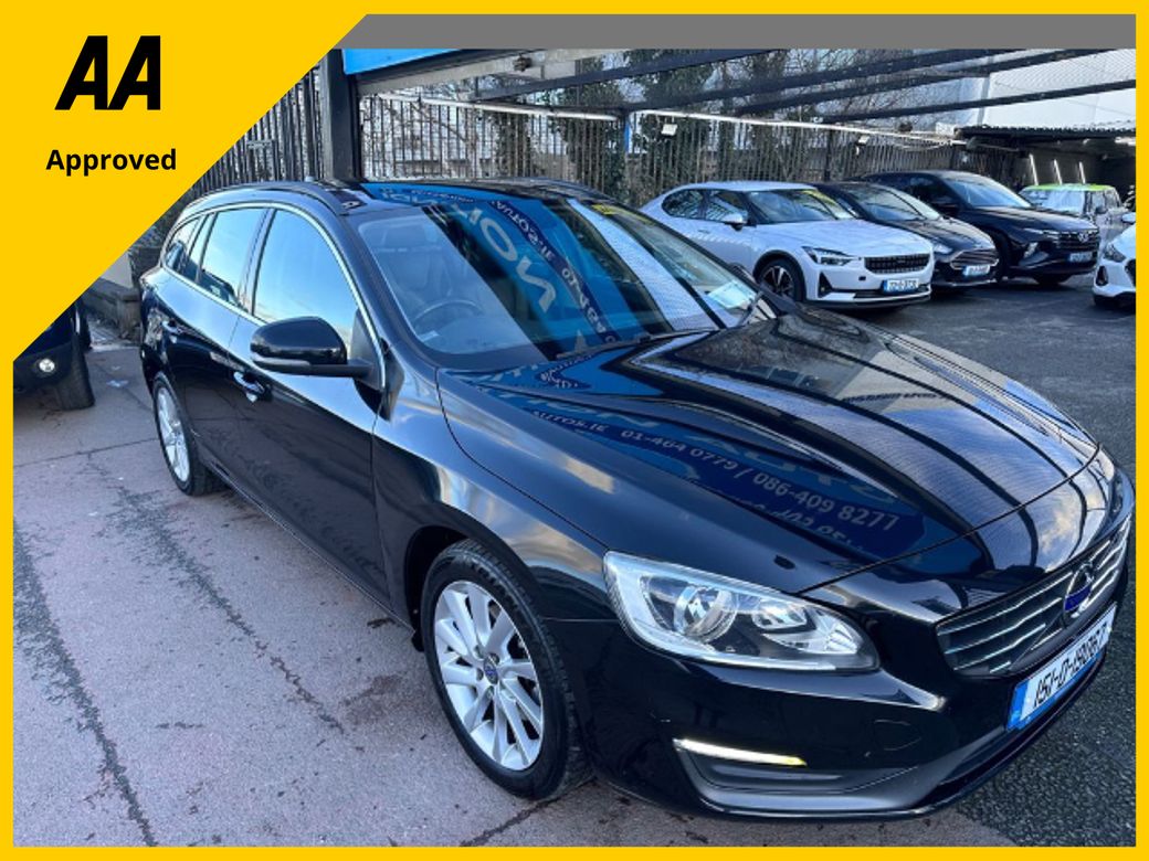Image for 2015 Volvo V60 D2 SE AUTO, NEW NCT, SERVICE, SERVICE HISTORY, AA APPROVED, NATIONWIDE WARRANTY AND DELIVERY AVAILABLE. 