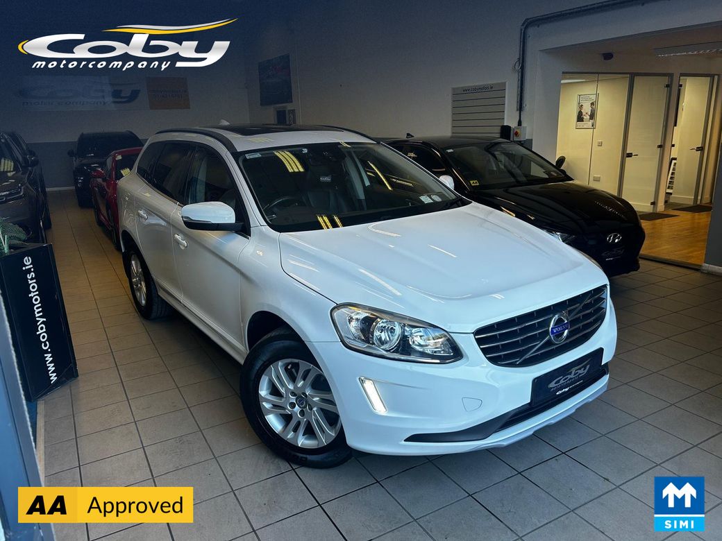 Image for 2016 Volvo XC60 5DR 2.0 TD B4 R-DESIGN MANUAL. NCT & TAX, 2Keys, Pan Roof, Full Leather, Heated Seats, Alloy Wheels, MFSW, Dual Climate Control, Sat Nav, Rear Parking Sensors, Cruise Control, Bluetooth, CD & more. 