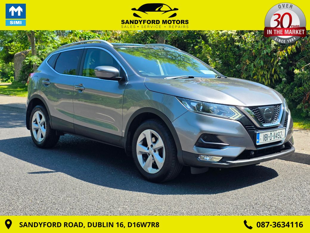 Image for 2018 Nissan Qashqai 1.2 SV SS 18 4DR