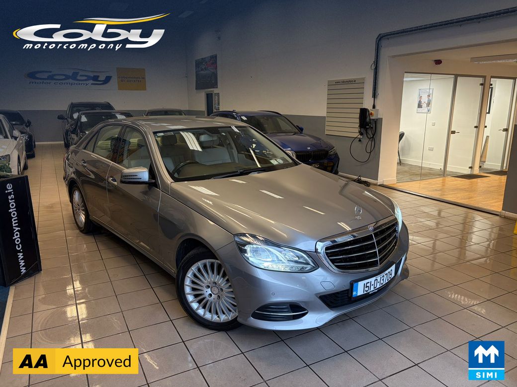 Image for 2015 Mercedes-Benz E Class E 200 Bluetec 4DR Auto. NCT, Full Leather, Alloy Wheels, Hands Free, Heated Seats, Dual Climate Control, Cruise Control, MFSW, Paddle Shift, Parking Sensors & more.