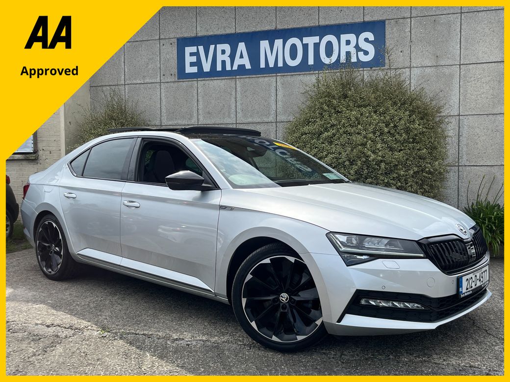 Image for 2021 Skoda Superb SPORTLINE 2.0 DIESEL MANUAL 150BHP //HIGH SPEC//LOW MILES//PANORAMIC GLASS ROOF//KEYLESS ENTRY//HALF LEATHER HEATED SEATS//