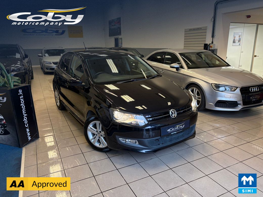 Image for 2014 Volkswagen Polo 1.2 AUTO 5DR. New NCT done before collection, Alloy Wheels, Air Conditioning, Hands Free, AUTO Wipers, Full Electrics, 2 Keys, Folding Rear Seats, Luggage Cover and more.