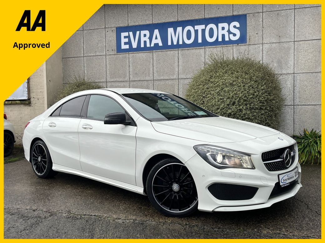 Image for 2015 Mercedes-Benz CLA Class 180 AMG BLACK EDITION AUTOMATIC 1.6 PETROL //HIGH SPEC//LOW MILES//KEYLESS ENTRY//HALF LEATHER HEATED SEATS//ADAPTIVE CRUISE CONTROL//REVERSE CAMERA//